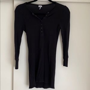 Splendid 3/4 Henley - Black
